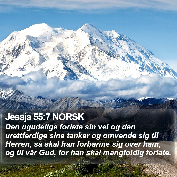 Jesaja 55:7 NORSK Bible Study
