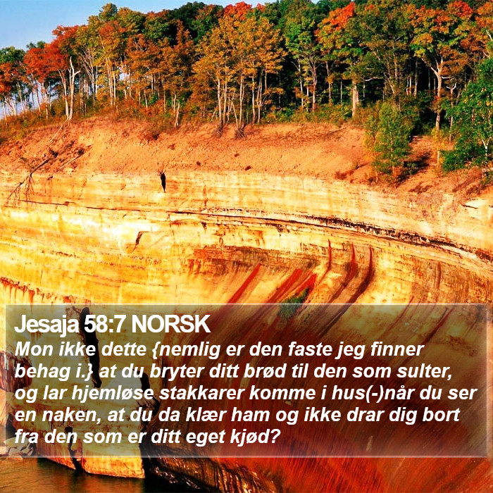 Jesaja 58:7 NORSK Bible Study