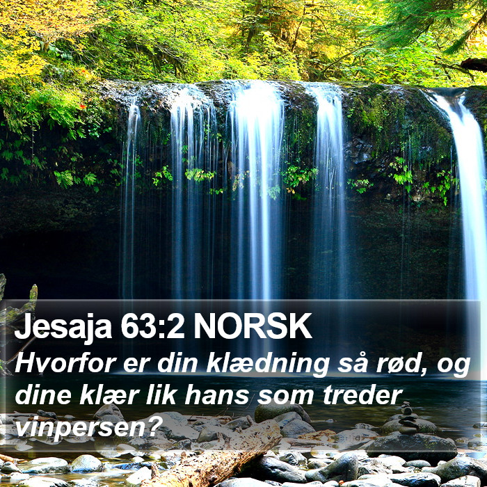 Jesaja 63:2 NORSK Bible Study