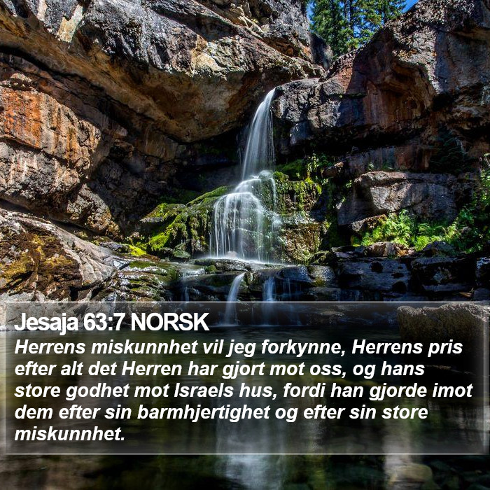 Jesaja 63:7 NORSK Bible Study