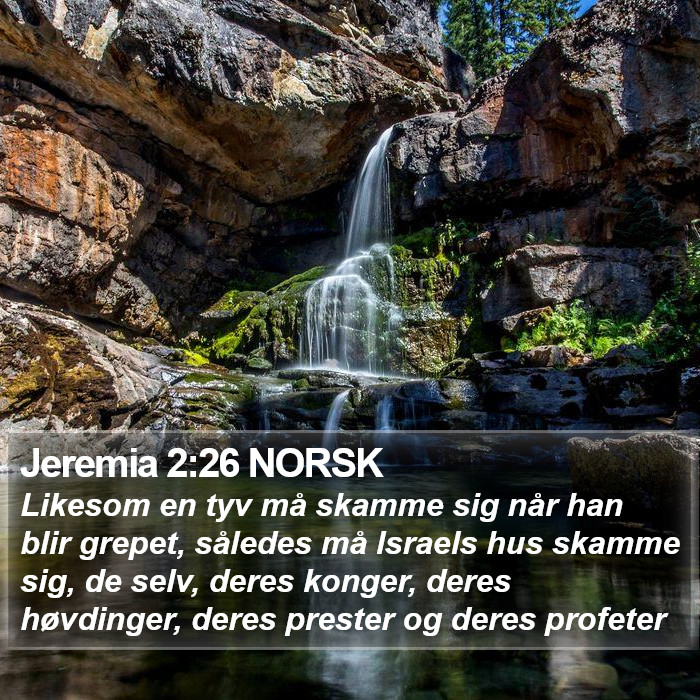 Jeremia 2:26 NORSK Bible Study