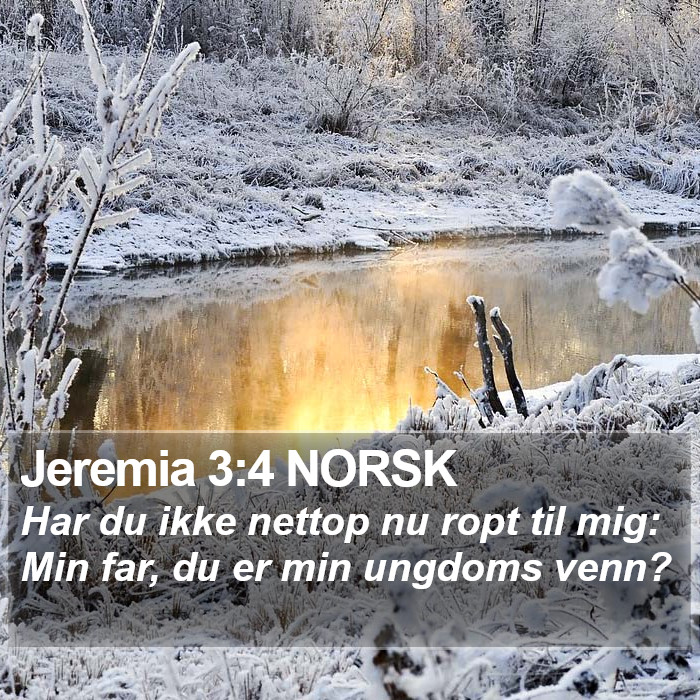 Jeremia 3:4 NORSK Bible Study