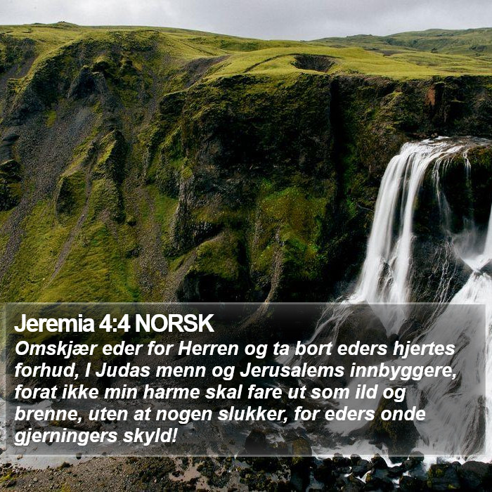 Jeremia 4:4 NORSK Bible Study