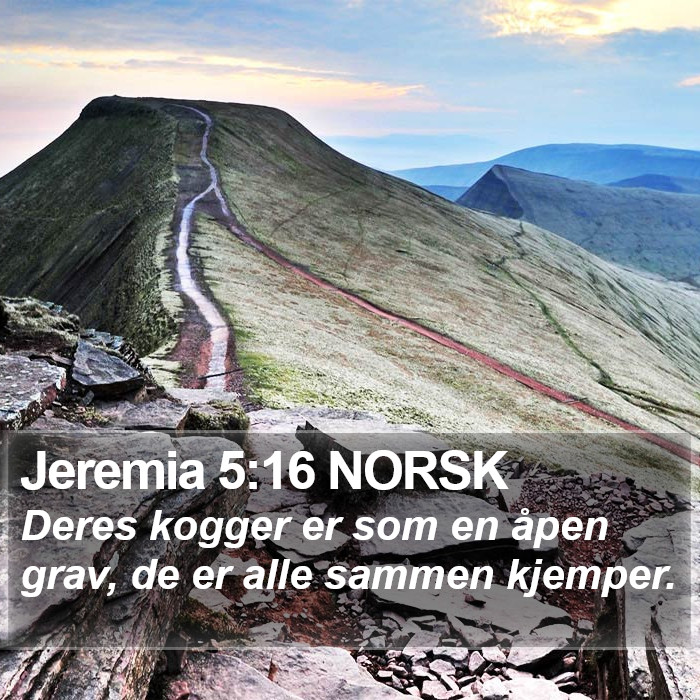 Jeremia 5:16 NORSK Bible Study