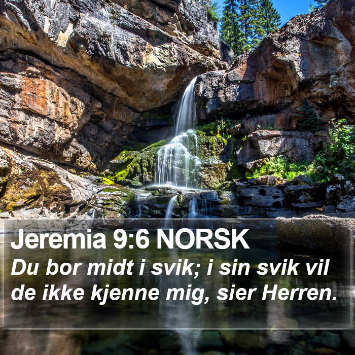 Jeremia 9:6 NORSK Bible Study