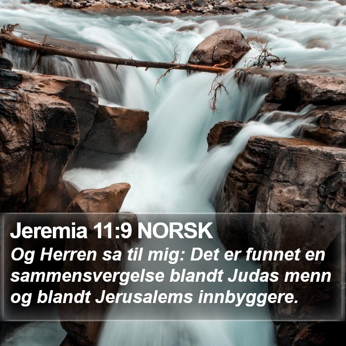 Jeremia 11:9 NORSK Bible Study