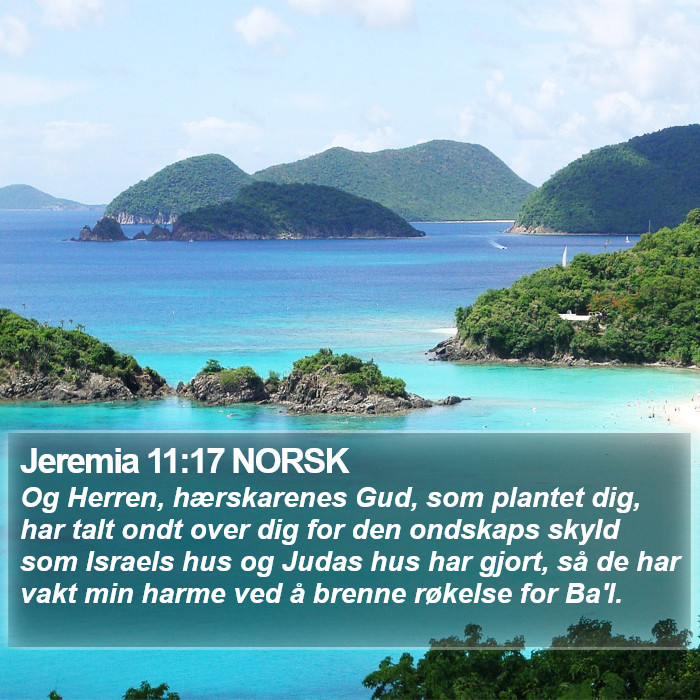 Jeremia 11:17 NORSK Bible Study