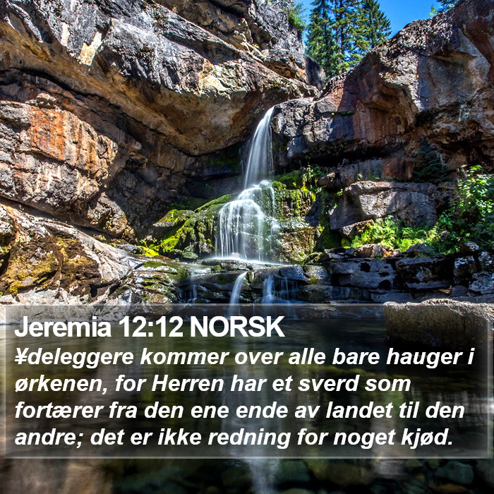 Jeremia 12:12 NORSK Bible Study