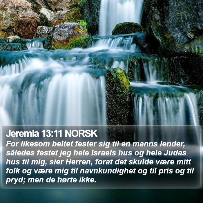 Jeremia 13:11 NORSK Bible Study
