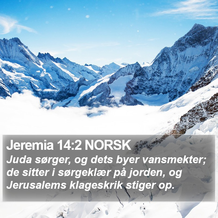 Jeremia 14:2 NORSK Bible Study