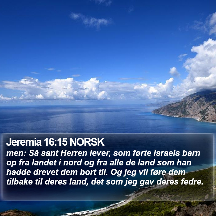 Jeremia 16:15 NORSK Bible Study