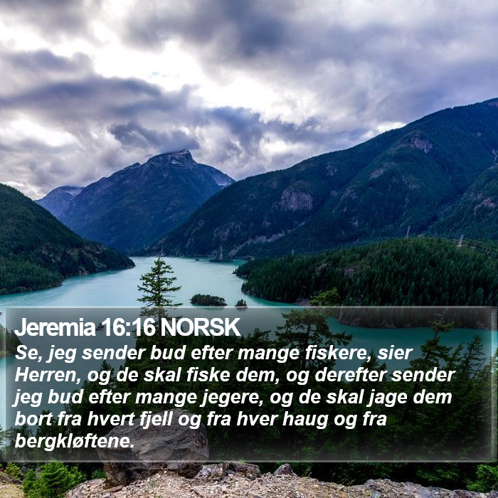 Jeremia 16:16 NORSK Bible Study