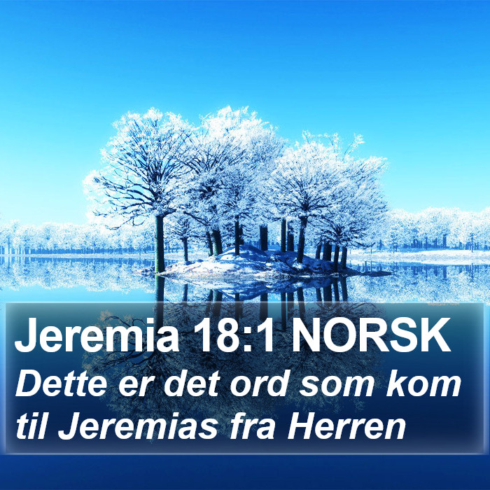 Jeremia 18:1 NORSK Bible Study