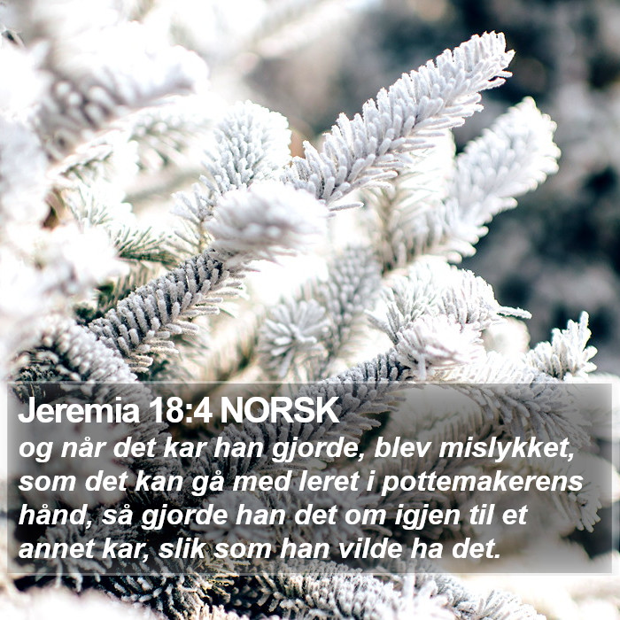 Jeremia 18:4 NORSK Bible Study