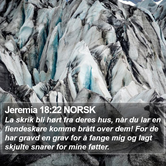 Jeremia 18:22 NORSK Bible Study