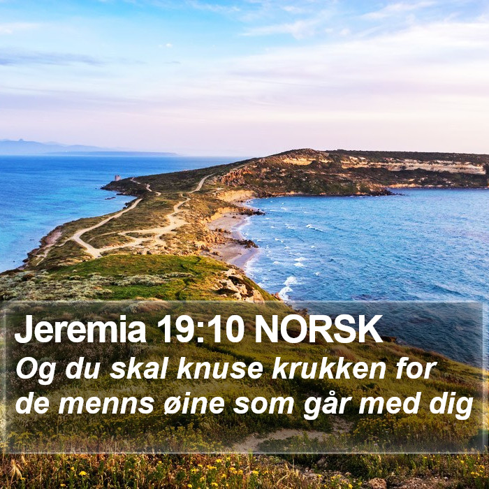 Jeremia 19:10 NORSK Bible Study