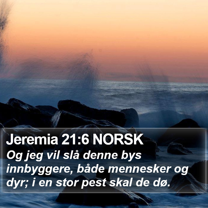 Jeremia 21:6 NORSK Bible Study