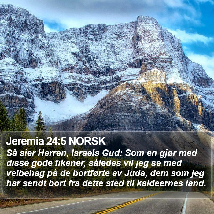 Jeremia 24:5 NORSK Bible Study