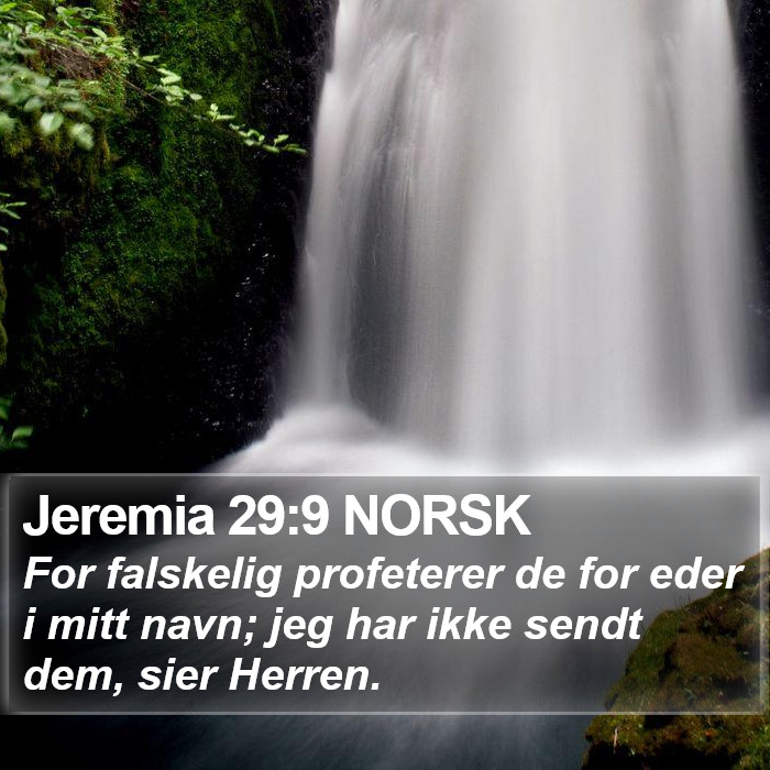 Jeremia 29:9 NORSK Bible Study