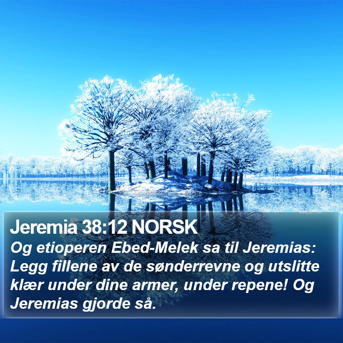 Jeremia 38:12 NORSK Bible Study