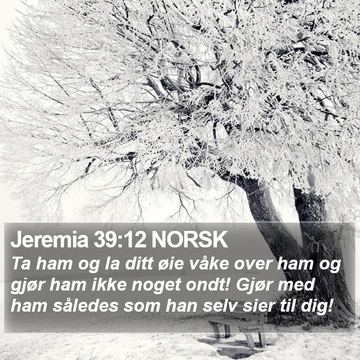 Jeremia 39:12 NORSK Bible Study