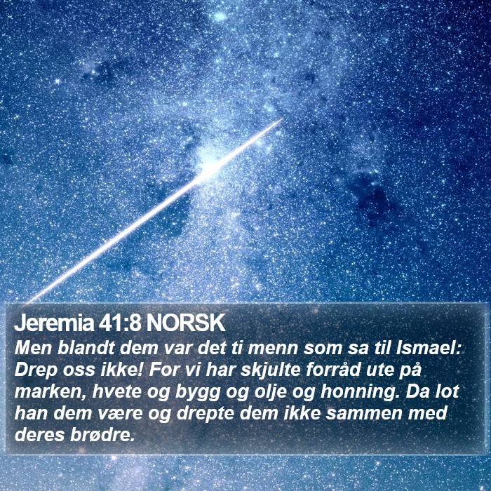 Jeremia 41:8 NORSK Bible Study