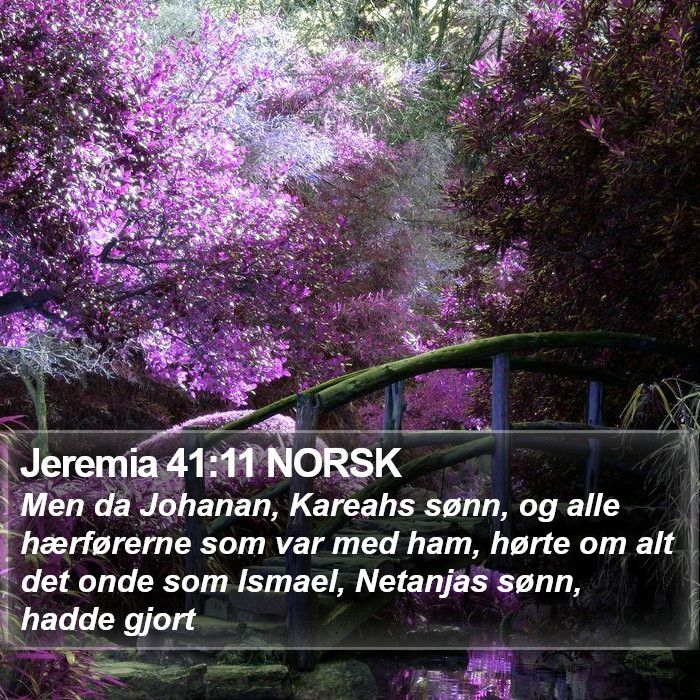 Jeremia 41:11 NORSK Bible Study