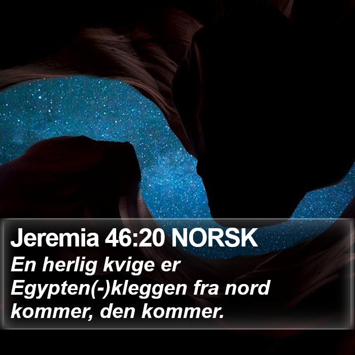 Jeremia 46:20 NORSK Bible Study