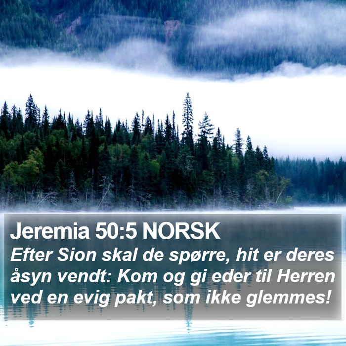 Jeremia 50:5 NORSK Bible Study