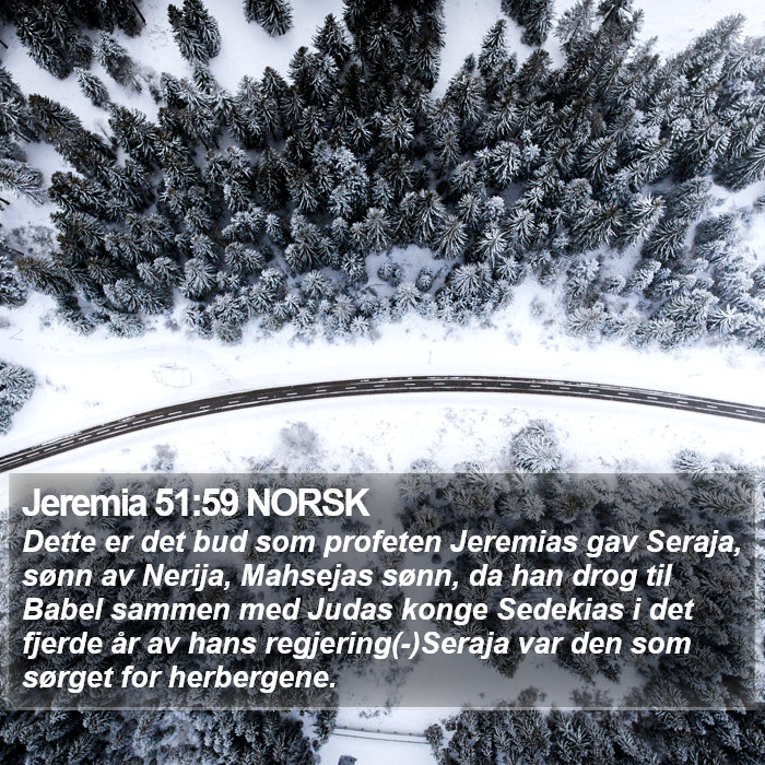 Jeremia 51:59 NORSK Bible Study