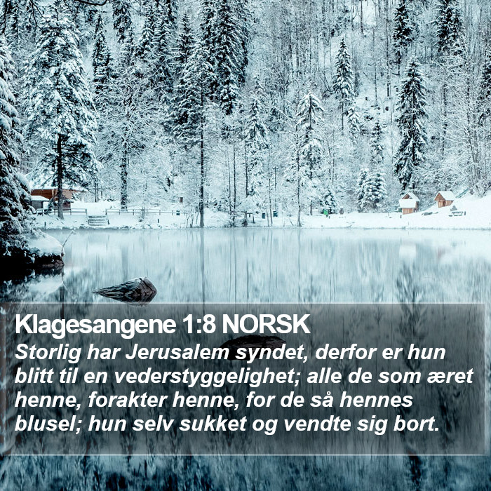 Klagesangene 1:8 NORSK Bible Study