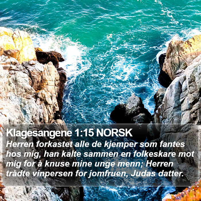 Klagesangene 1:15 NORSK Bible Study