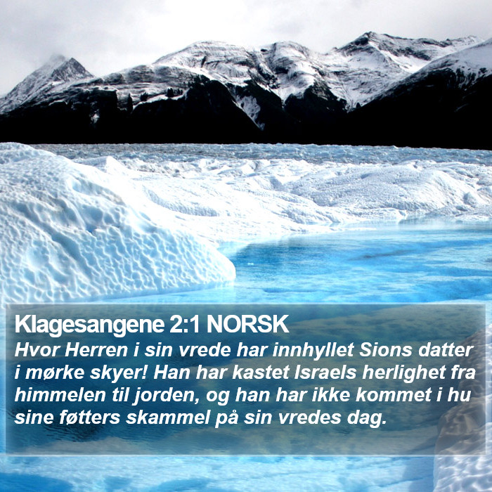 Klagesangene 2:1 NORSK Bible Study