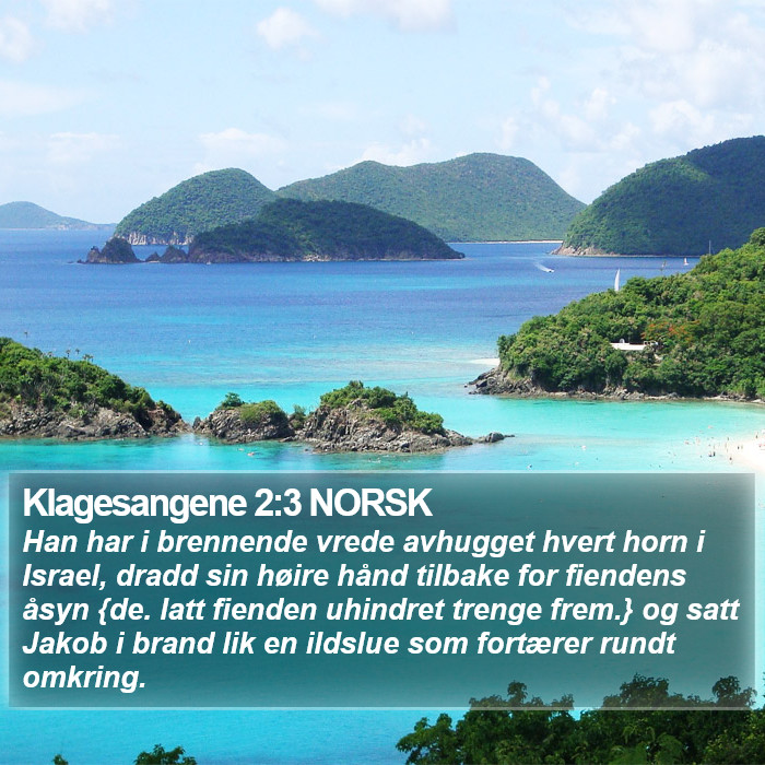 Klagesangene 2:3 NORSK Bible Study