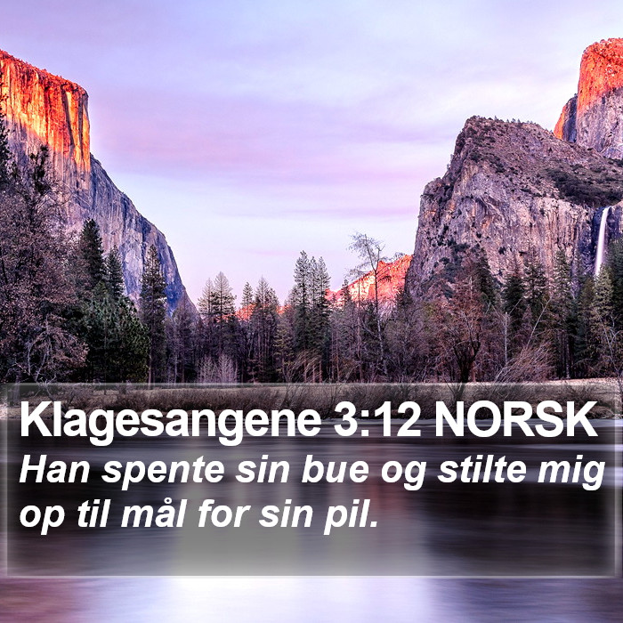 Klagesangene 3:12 NORSK Bible Study