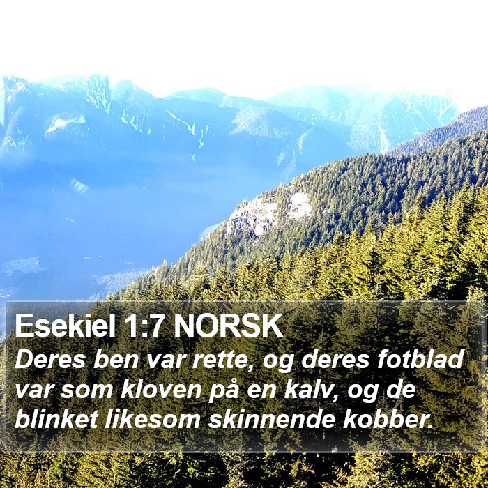 Esekiel 1:7 NORSK Bible Study