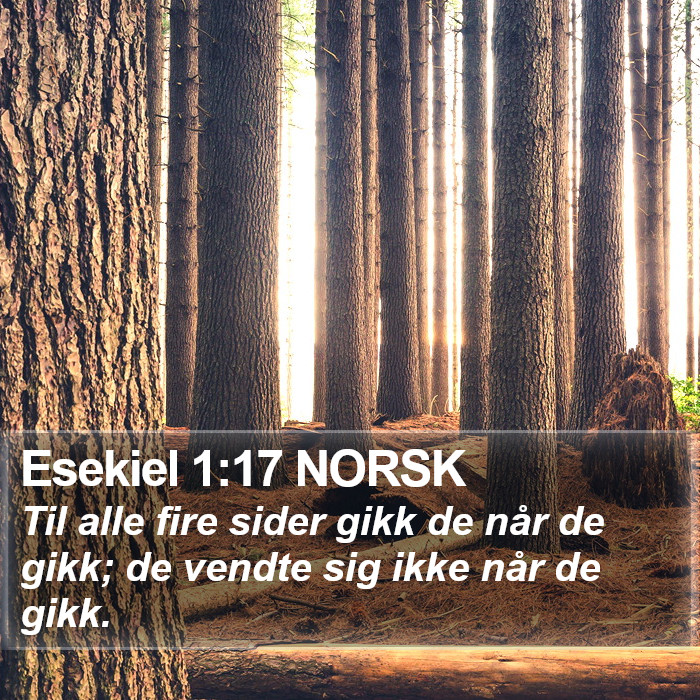 Esekiel 1:17 NORSK Bible Study