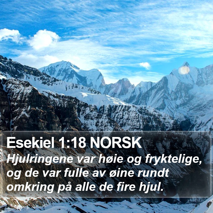 Esekiel 1:18 NORSK Bible Study