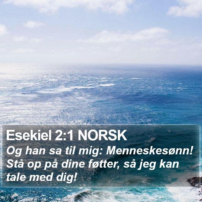 Esekiel 2:1 NORSK Bible Study