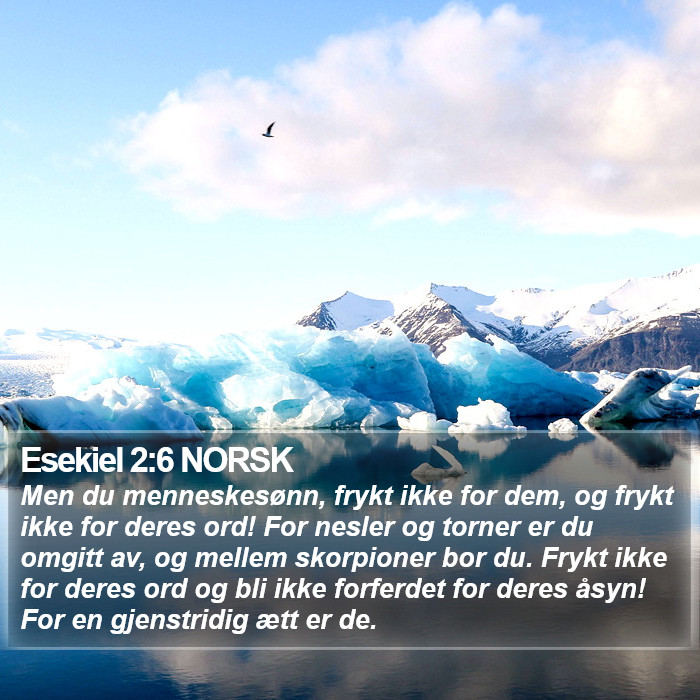 Esekiel 2:6 NORSK Bible Study