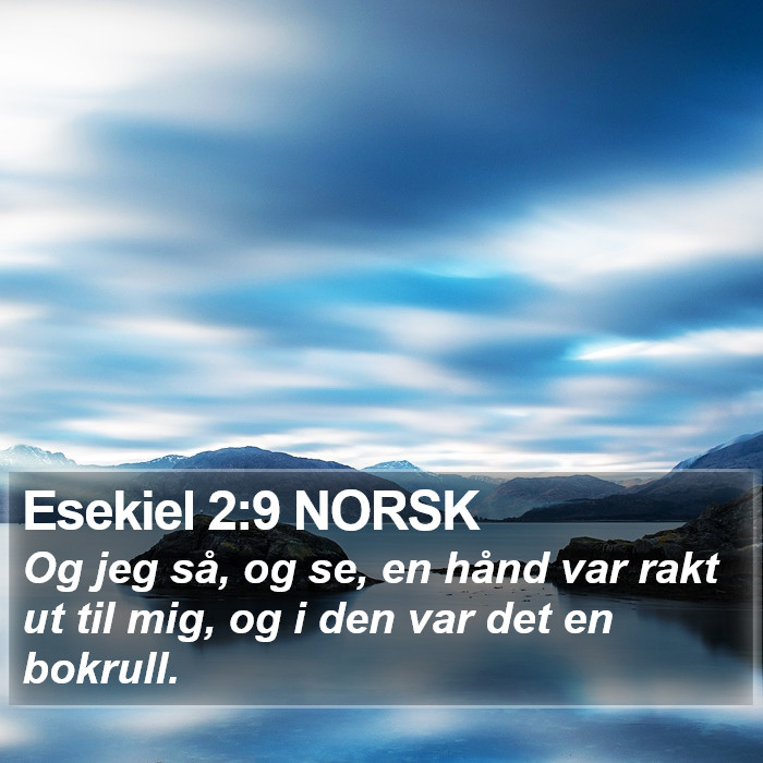 Esekiel 2:9 NORSK Bible Study