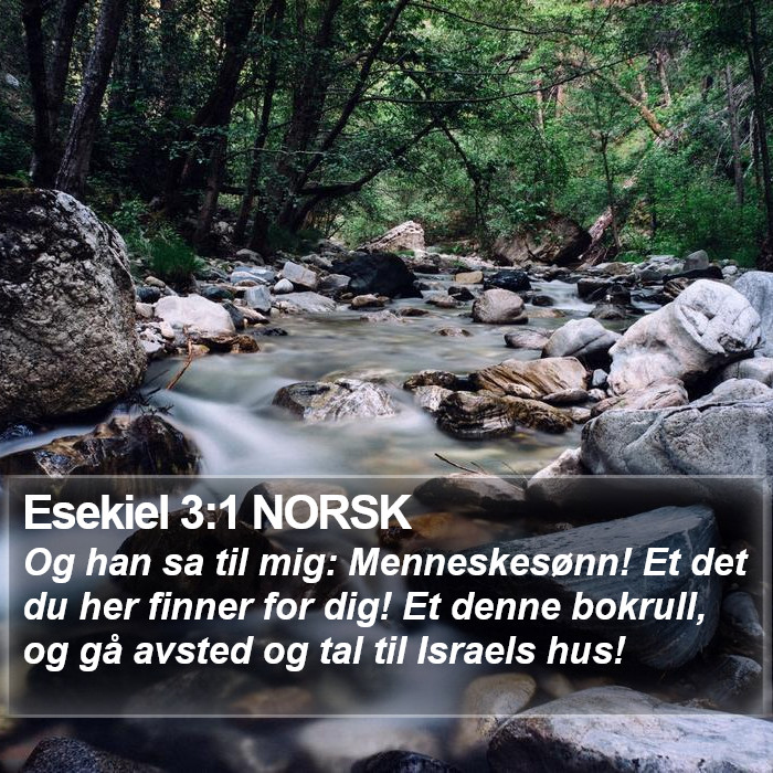 Esekiel 3:1 NORSK Bible Study