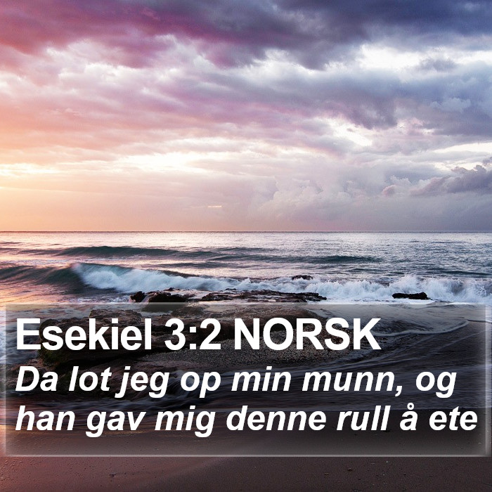 Esekiel 3:2 NORSK Bible Study