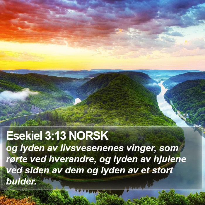 Esekiel 3:13 NORSK Bible Study