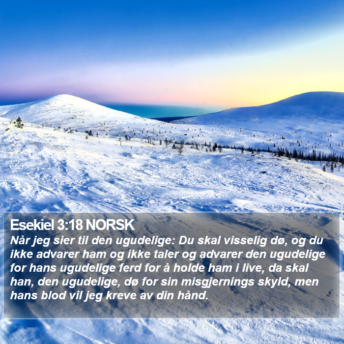 Esekiel 3:18 NORSK Bible Study