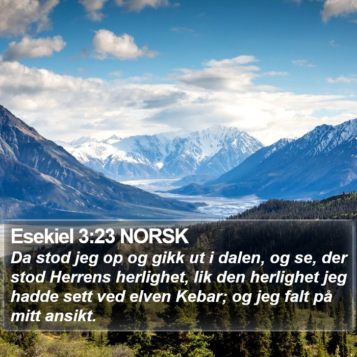 Esekiel 3:23 NORSK Bible Study