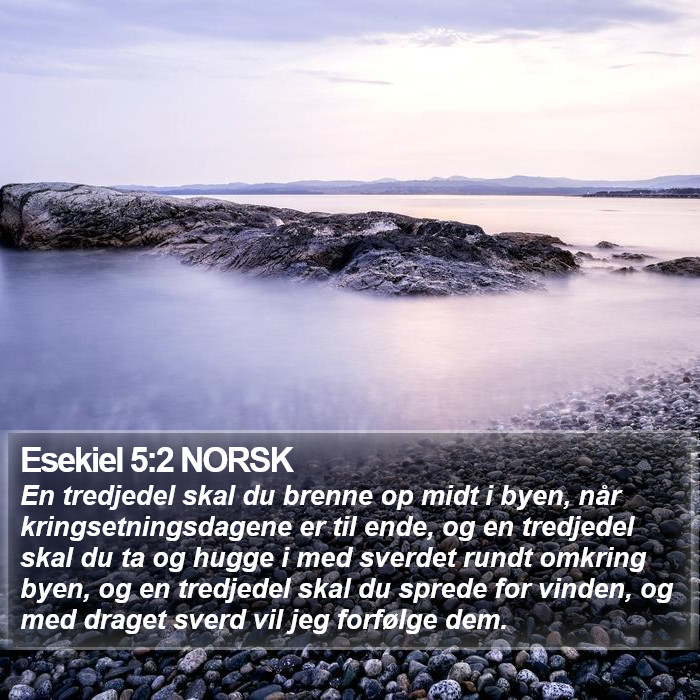 Esekiel 5:2 NORSK Bible Study