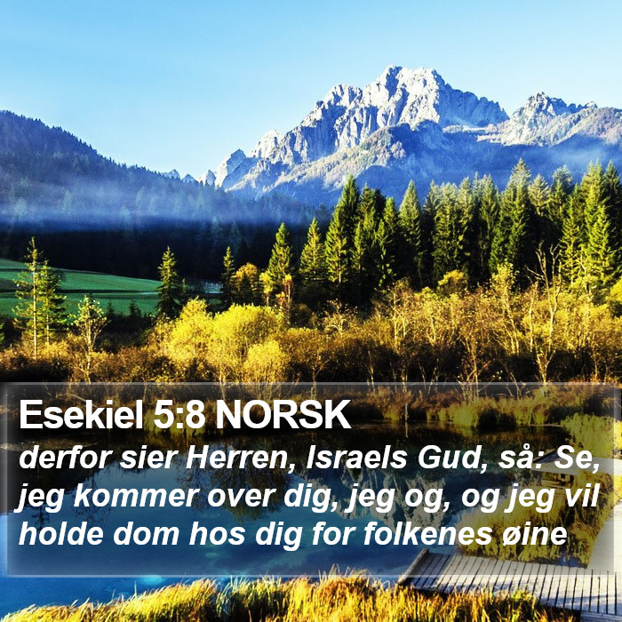 Esekiel 5:8 NORSK Bible Study
