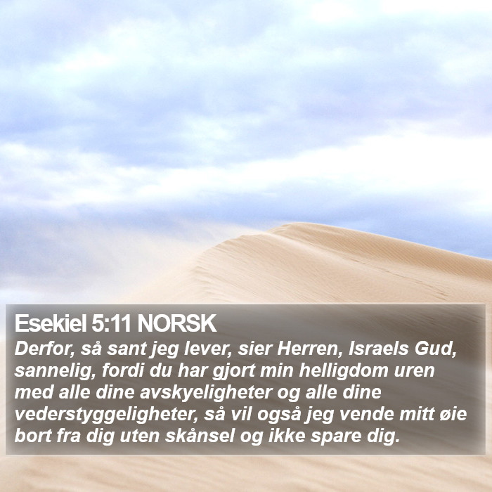 Esekiel 5:11 NORSK Bible Study