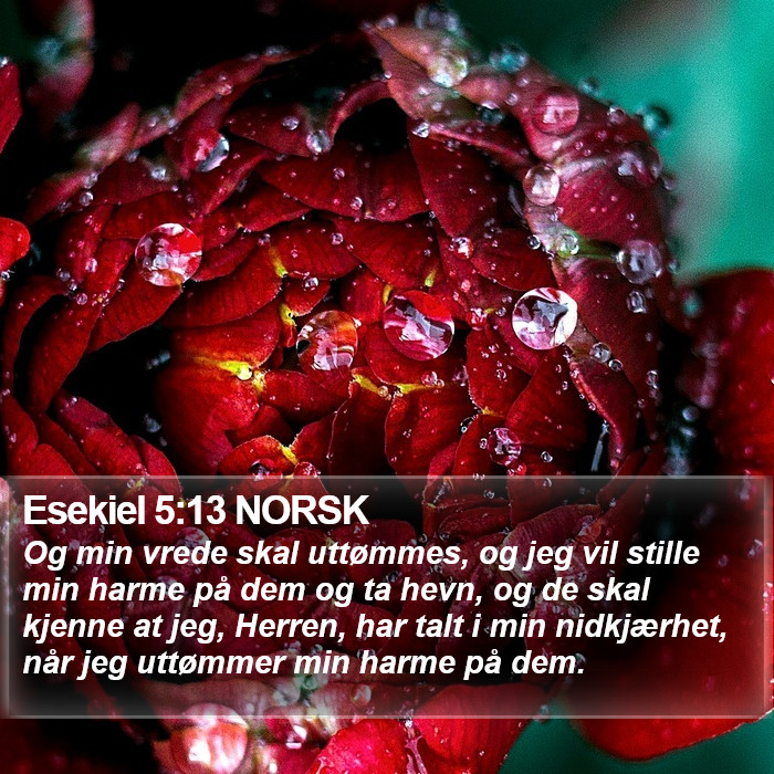 Esekiel 5:13 NORSK Bible Study